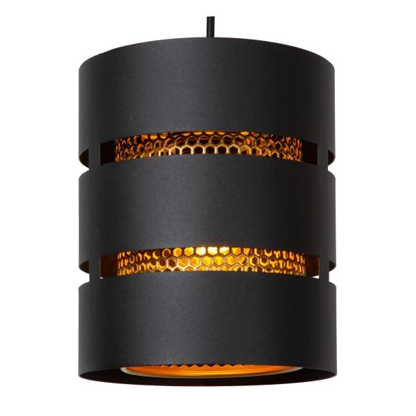 Lucide ROSAS - Lámpara colgante - Ø 43 cm - 3xE27 - Negro - DETAIL 1